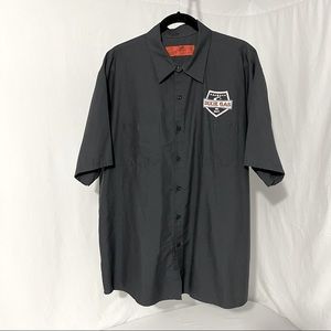 Red Cap Dixie Gas Mechanic short sleeve shirt XXL NEVER WORN